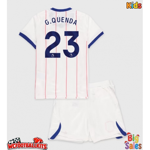 Chelsea Geovany Quenda #23 Replica Third Stadium Kit for Kids 2026-27 Short Sleeve (+ pants)